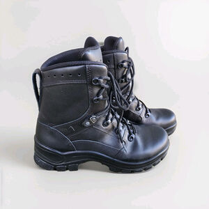 Haix Men's Airpower P7 High Tactical Boot In Black Leather 9.5M Made In Croatia